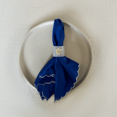 Blue Scallop Napkins