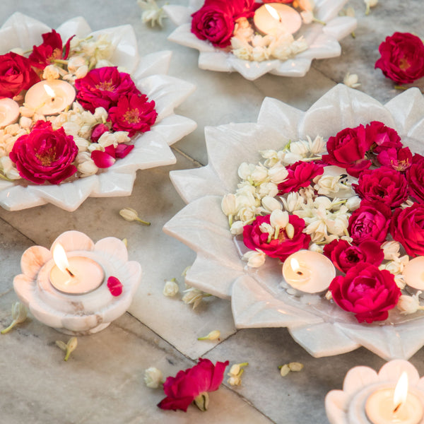 Lotus Urli with Gift box | Set of 2