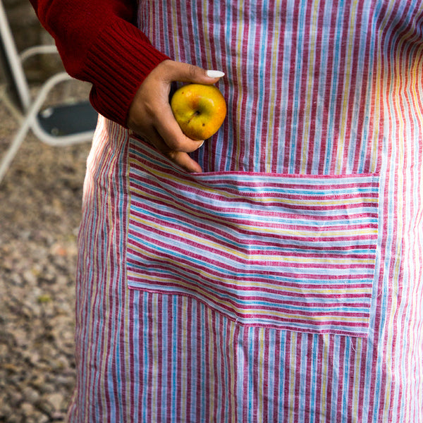 Multicolour Stripes Apron