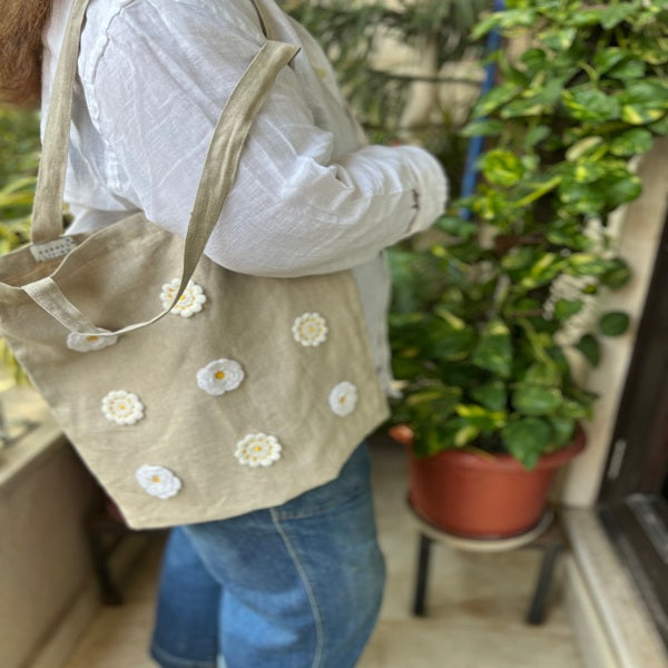 Linen Tote Bag