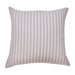 Beige Striped Cushions