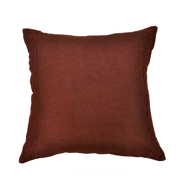 Brown Lacy cushions