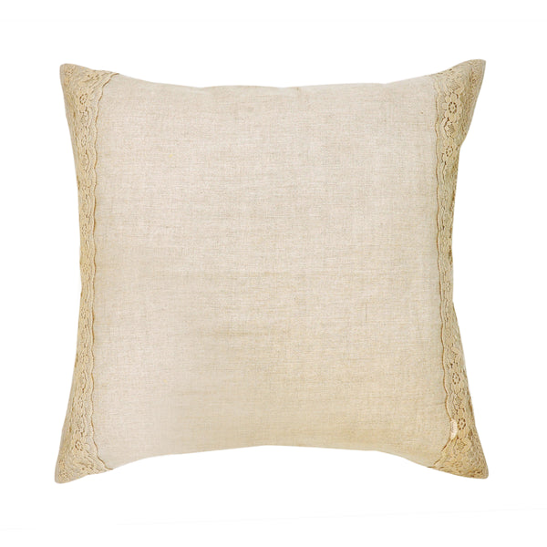 Ivory Lacy Cushion