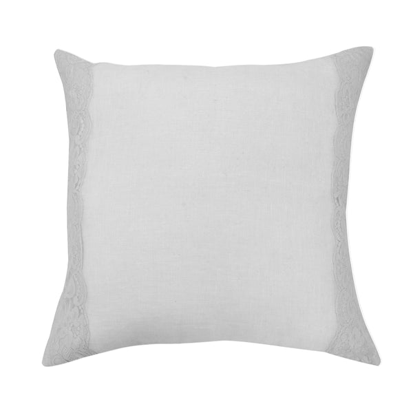 Grey Lacy Cushion