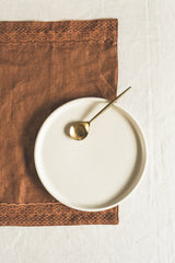 Rust Dining Set With Chantilly Lace