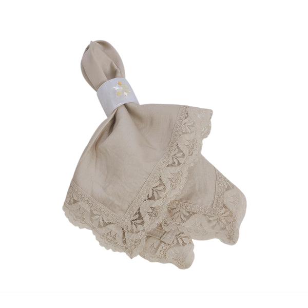 Beige Lacy Napkin