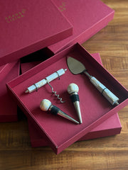 Pearl Wine & Cheese Set