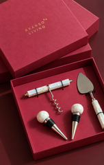 Pearl Wine & Cheese Set