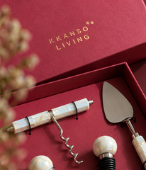 Pearl Wine & Cheese Set
