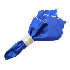 Blue Scallop Napkins