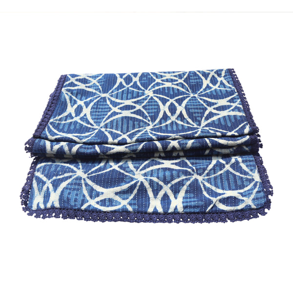 Indigo Cotton Runner