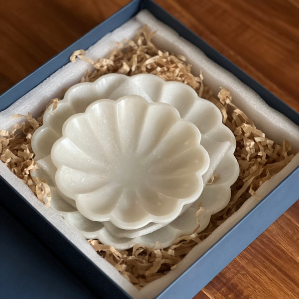 Scallop Urli with Gift Box | Set of 2