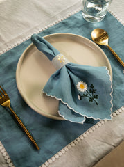 Daisy Dining Table Set | Runner + Mats