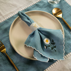 Daisy Scallop Napkin